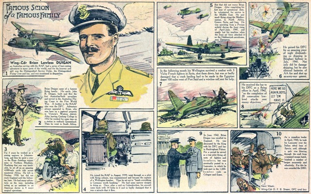 Cartoon Story of Brian Duigan, 1943.